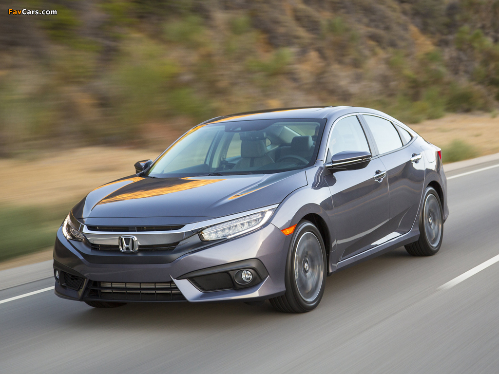 Photos of Honda Civic Sedan Touring US-spec 2015 (1024 x 768)