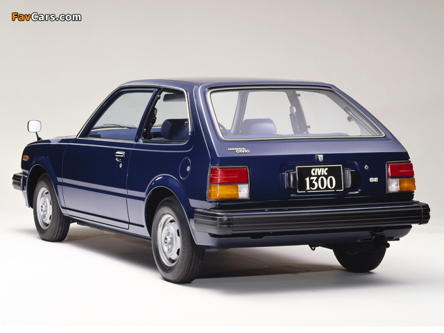 Pictures of Honda Civic 3-door 1979–83 (640 x 480)