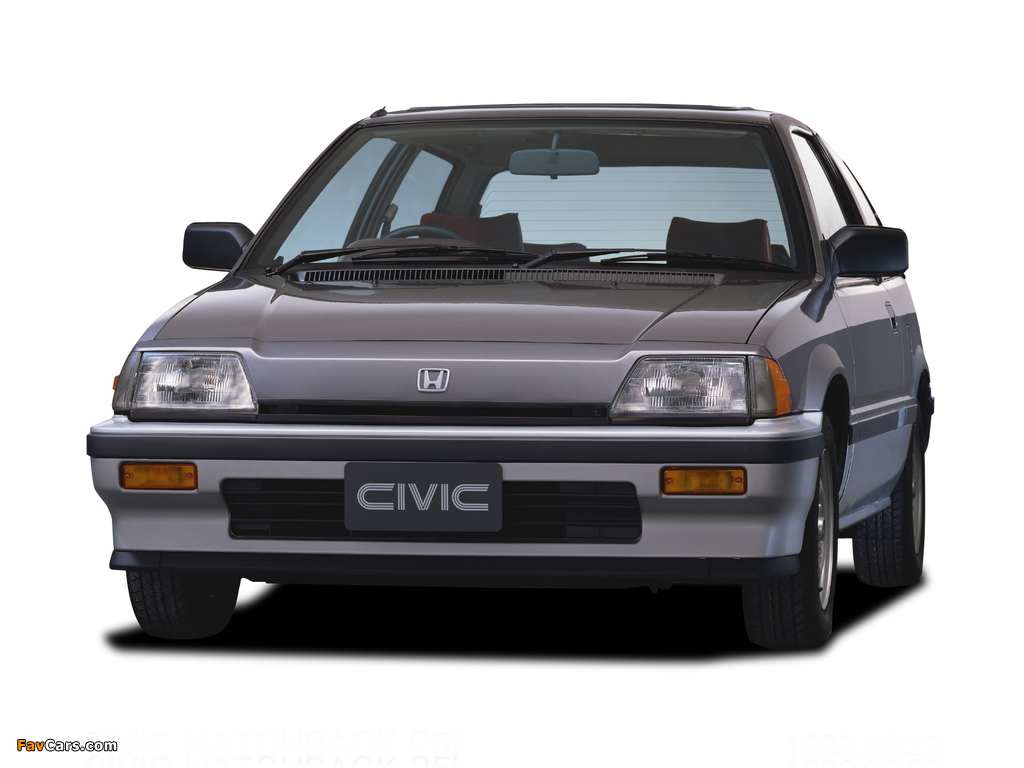 Pictures of Honda Civic Hatchback 1983–87 (1024 x 768)