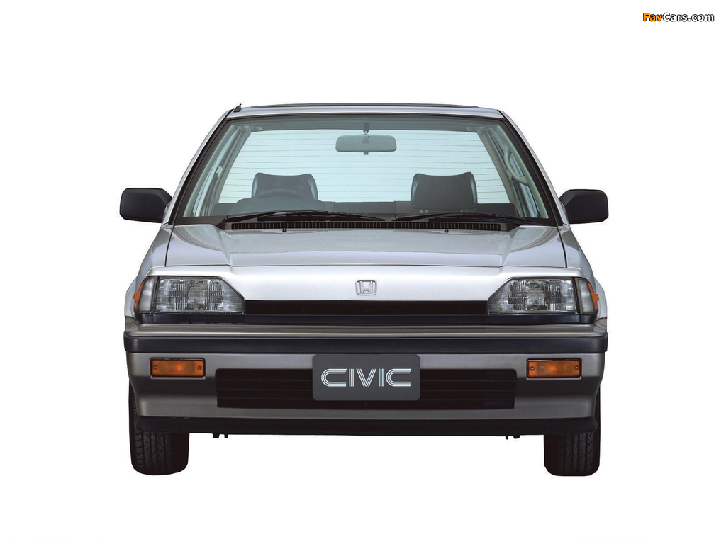 Pictures of Honda Civic Sedan 1983–87 (1024 x 768)
