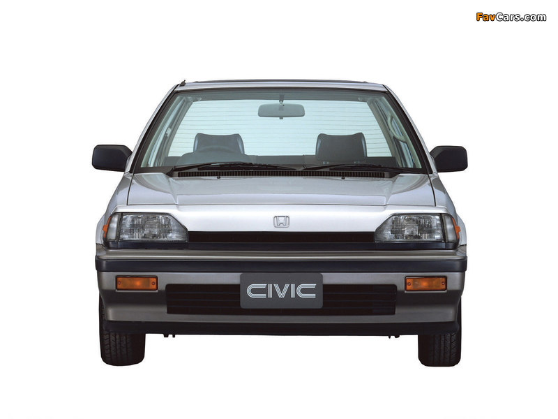Pictures of Honda Civic Sedan 1983–87 (800 x 600)