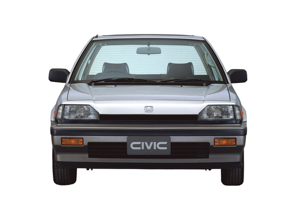 Pictures of Honda Civic Sedan 1983–87