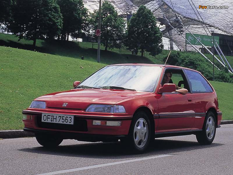 Pictures of Honda Civic Hatchback EU-spec (EF) 1987–91 (800 x 600)