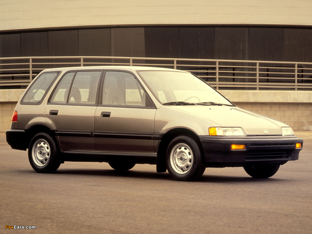 Pictures of Honda Civic Wagon (EF) 1988–92 (1024 x 768)