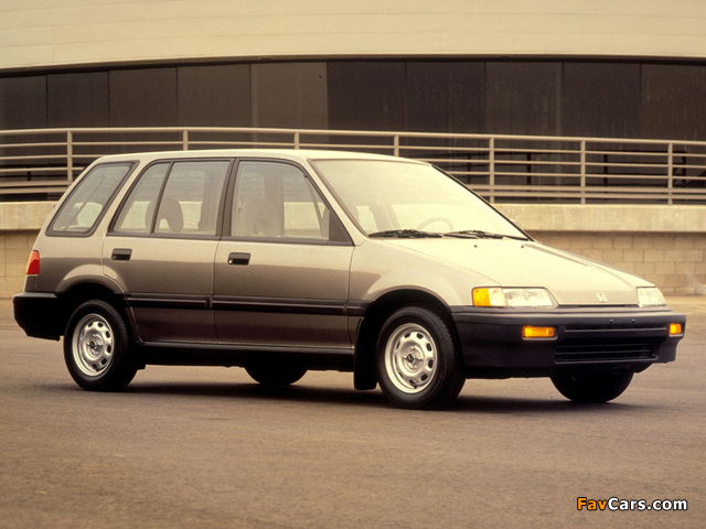 Pictures of Honda Civic Wagon (EF) 1988–92 (640 x 480)