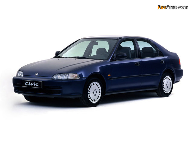 Pictures of Honda Civic Sedan (EG) 1991–95 (640 x 480)