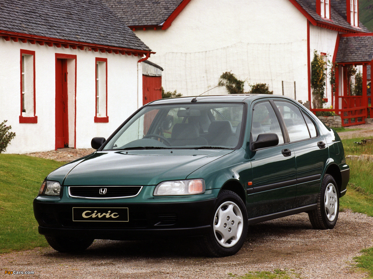 Pictures of Honda Civic Fastback UK-spec 1994–97 (1280 x 960)