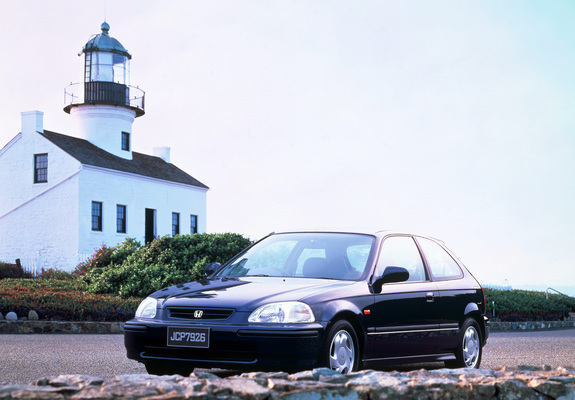 Pictures of Honda Civic VTi Hatchback (EK3) 1995–2000