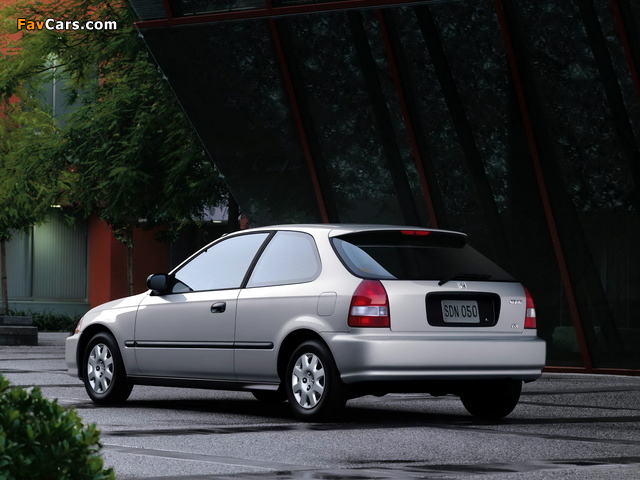 Pictures of Honda Civic Hatchback (EK) 1995–2001 (640 x 480)