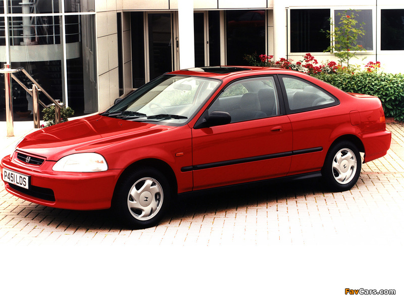 Pictures of Honda Civic Coupe UK-spec (EJ7) 1996–2000 (800 x 600)