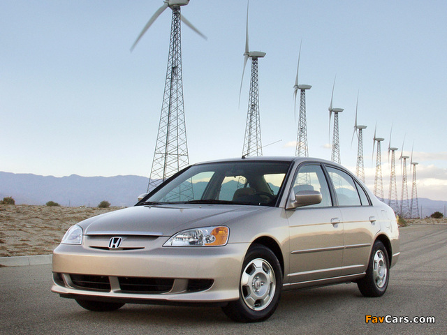 Pictures of Honda Civic Hybrid US-spec (ES9) 2001–03 (640 x 480)