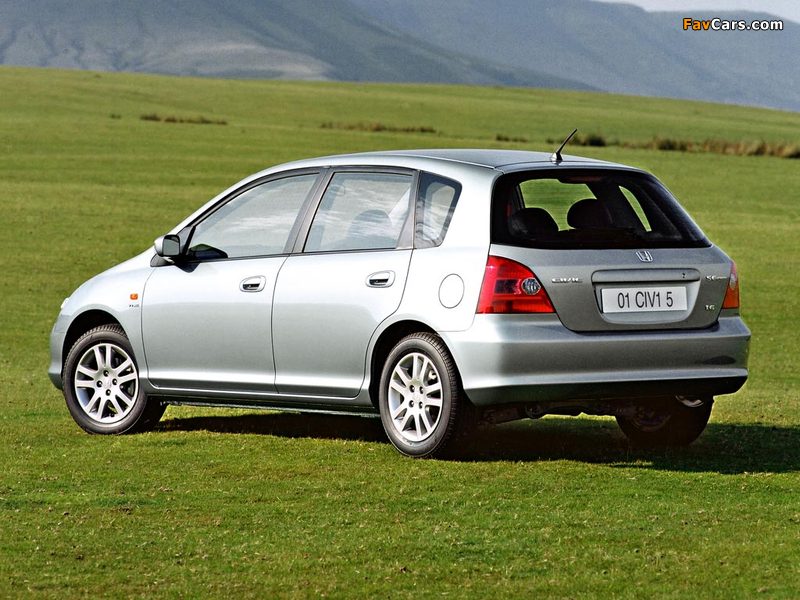 Pictures of Honda Civic 5-door (EU) 2001–03 (800 x 600)