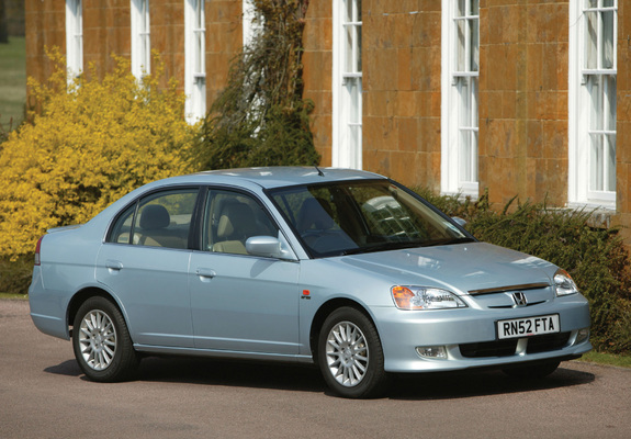 Pictures of Honda Civic Sedan UK-spec 2001–03