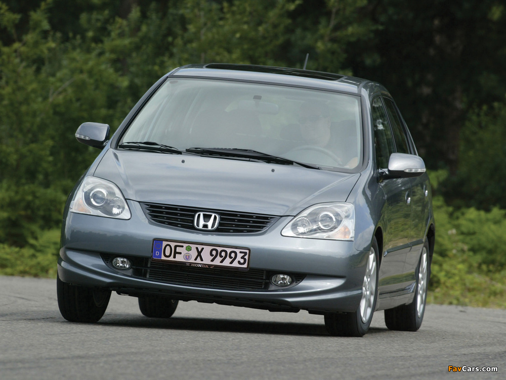 Pictures of Honda Civic 5-door (EU) 2003–05 (1024 x 768)