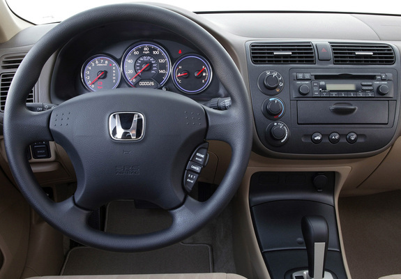 Pictures of Honda Civic Sedan US-spec 2003–06