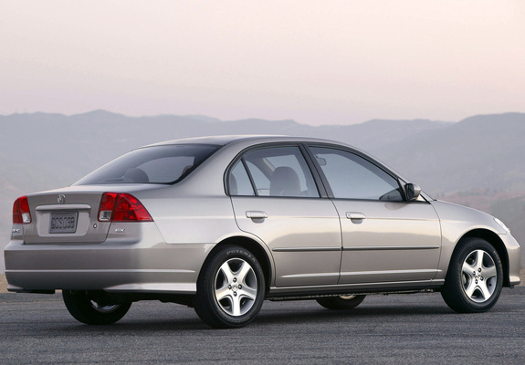 Pictures of Honda Civic Sedan US-spec 2003–06