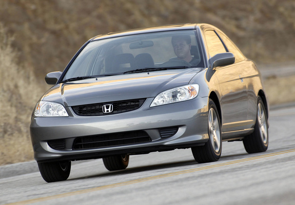 Pictures of Honda Civic Coupe US-spec 2003–06