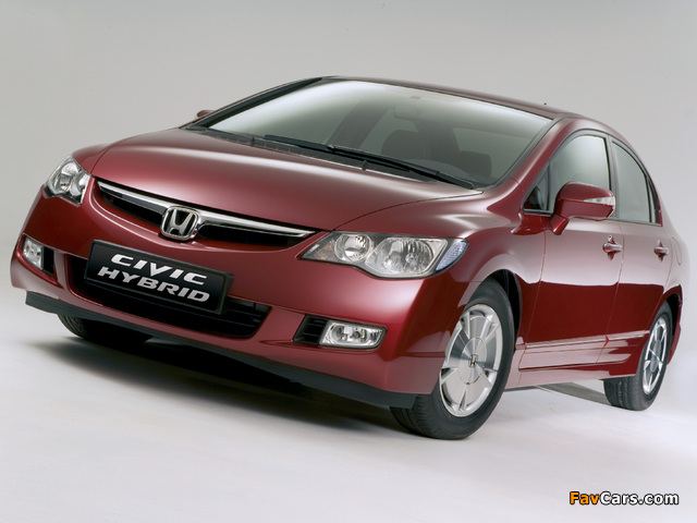 Pictures of Honda Civic Hybrid (FD3) 2006–08 (640 x 480)