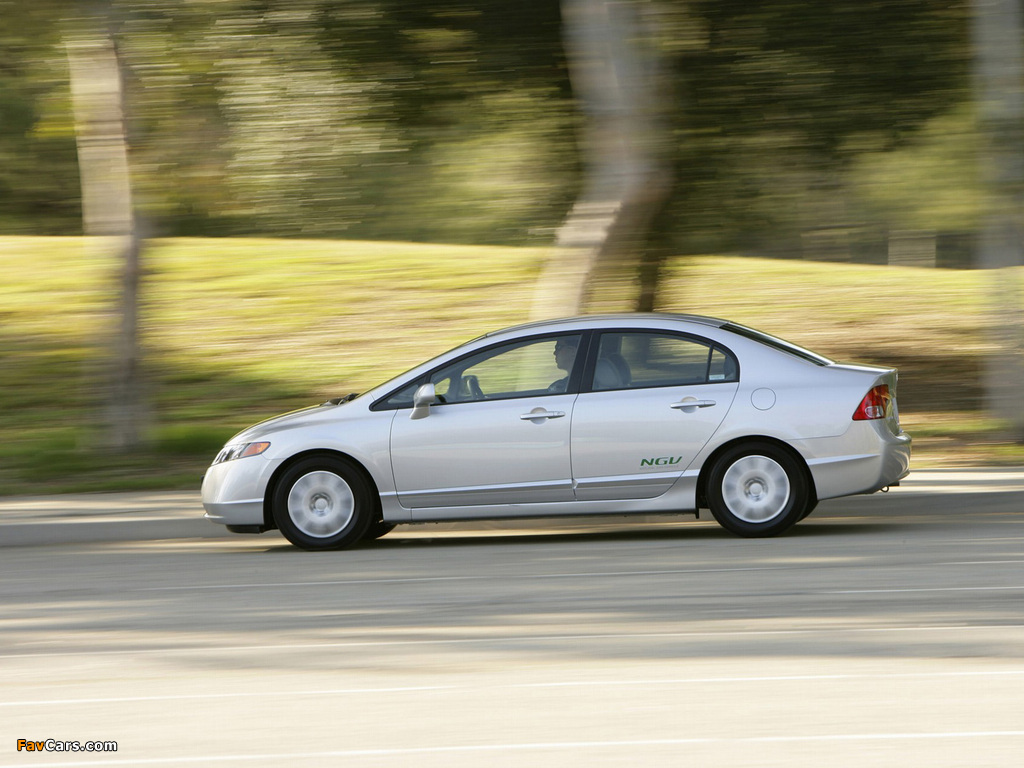 Pictures of Honda Civic NGV Sedan 2006–08 (1024 x 768)