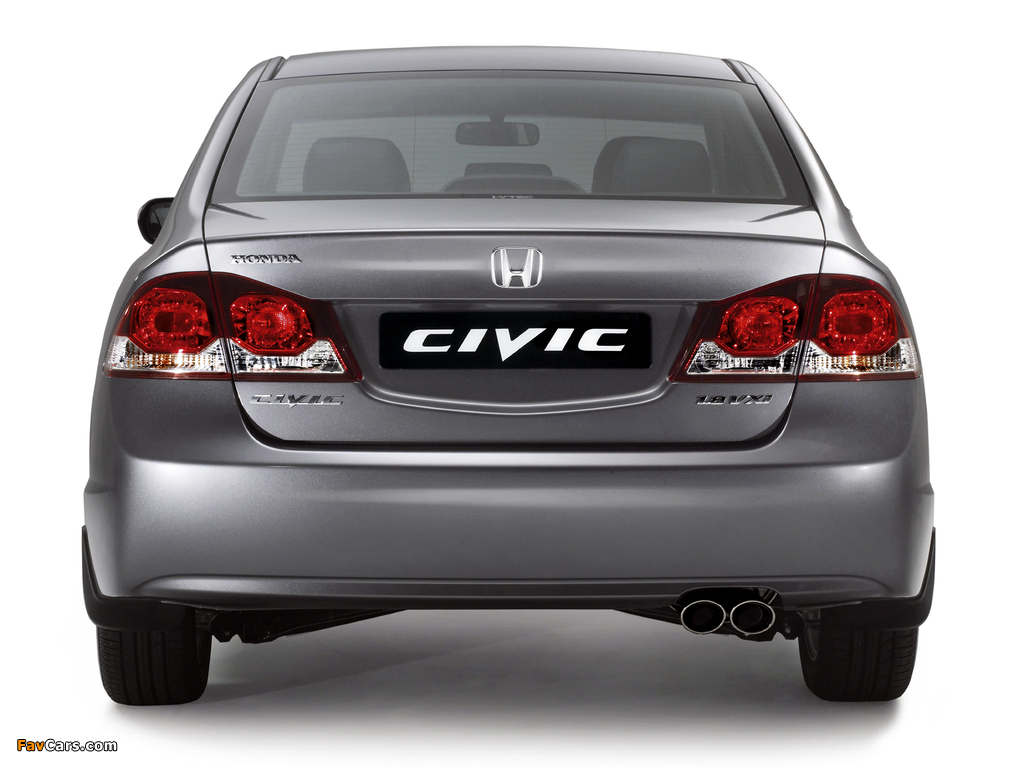 Pictures of Honda Civic Sedan ZA-spec (FD) 2008 (1024 x 768)
