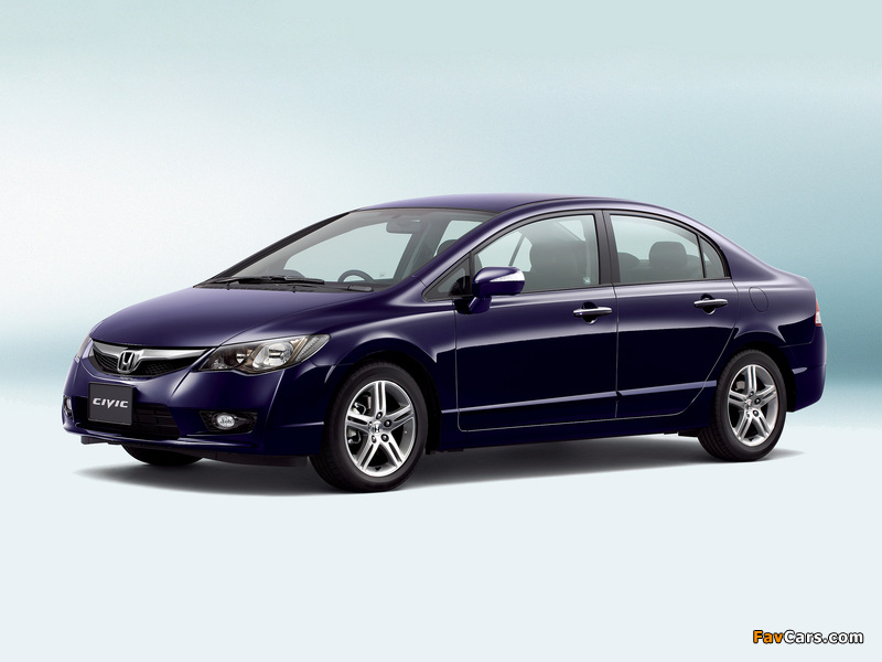 Pictures of Honda Civic Sedan JP-spec (FD) 2008–11 (800 x 600)