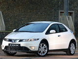 Pictures of Honda Civic Hatchback ZA-spec (FN) 2008–10