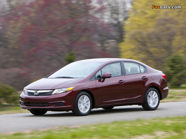 Pictures of Honda Civic Sedan US-spec 2011 (640 x 480)