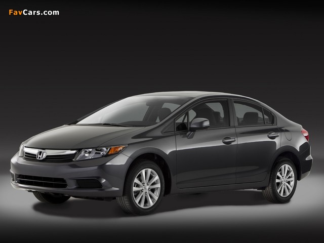 Pictures of Honda Civic Sedan US-spec 2011 (640 x 480)