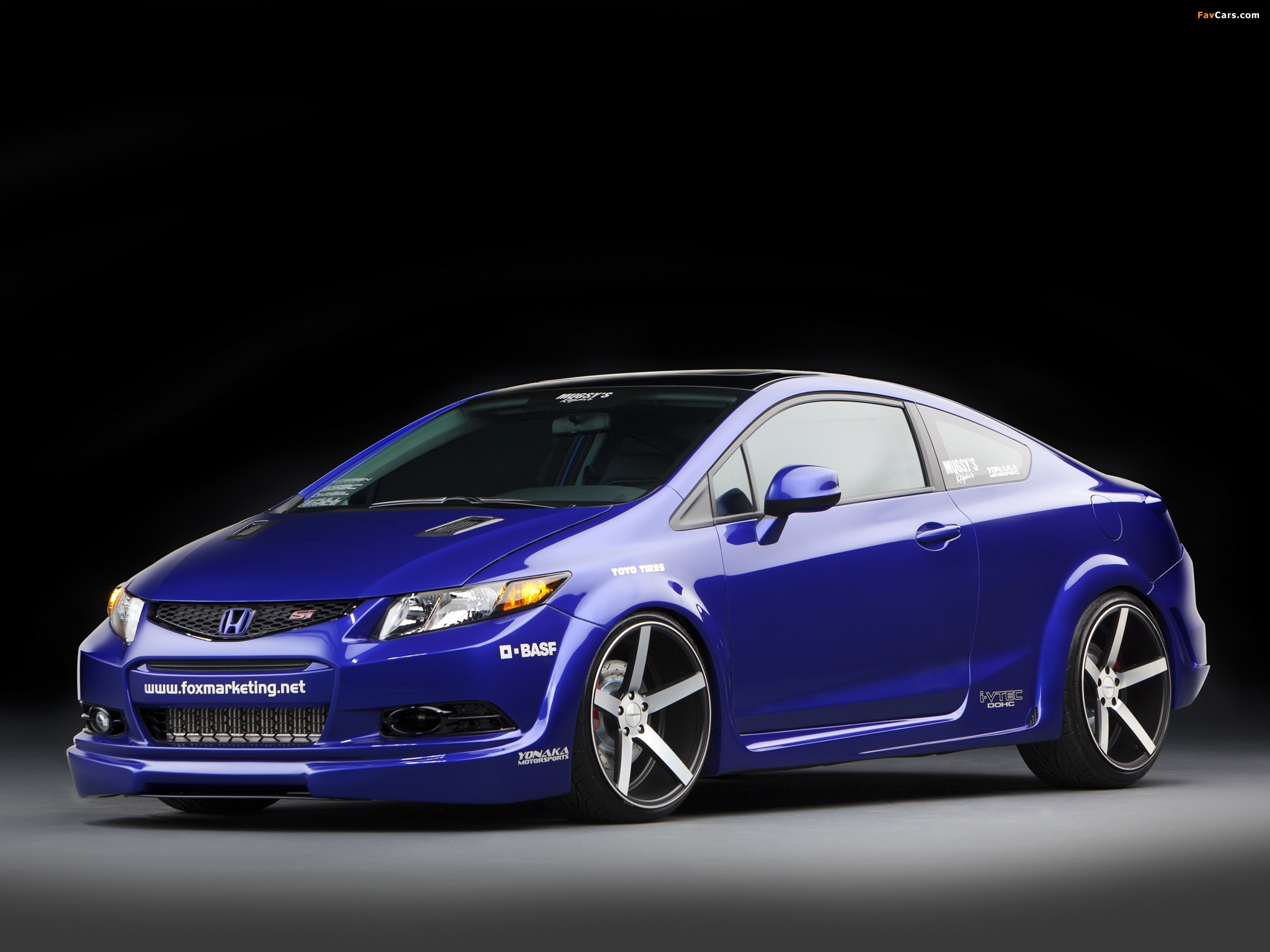 Pictures of Honda Civic Si Coupe by Fox Marketing 2011 (2048 x 1536)