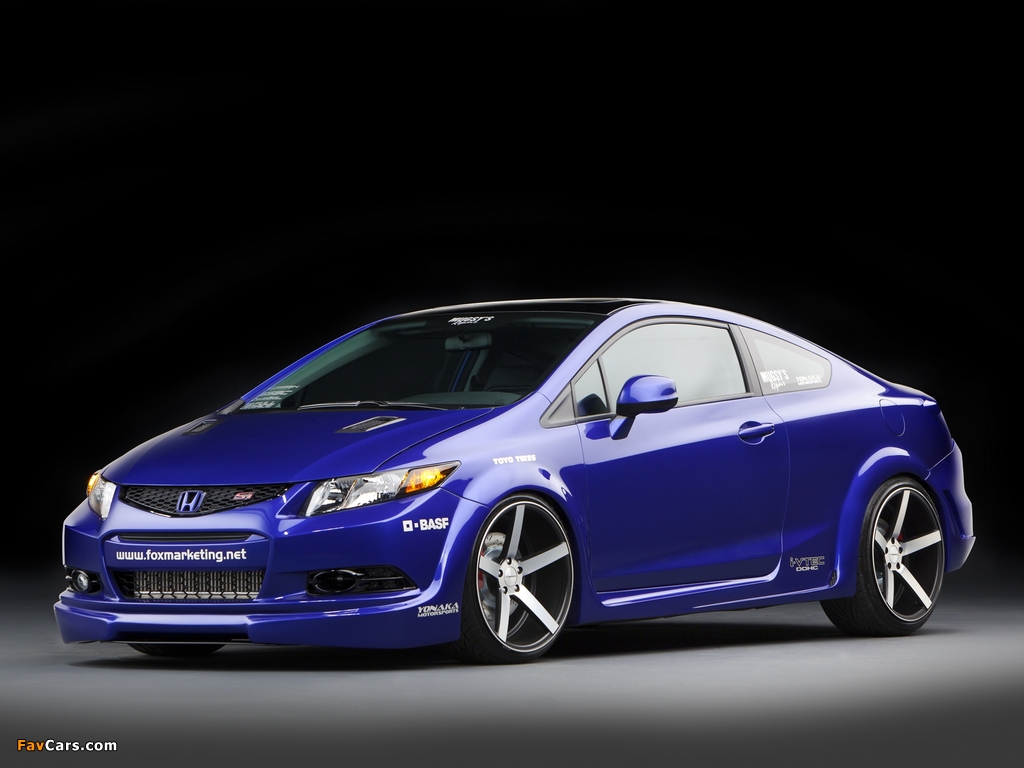 Pictures of Honda Civic Si Coupe by Fox Marketing 2011 (1024 x 768)