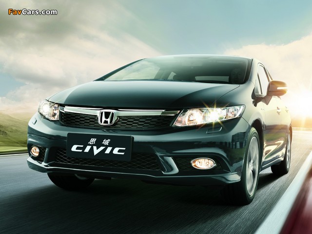 Pictures of Honda Civic Sedan CN-spec 2012 (640 x 480)