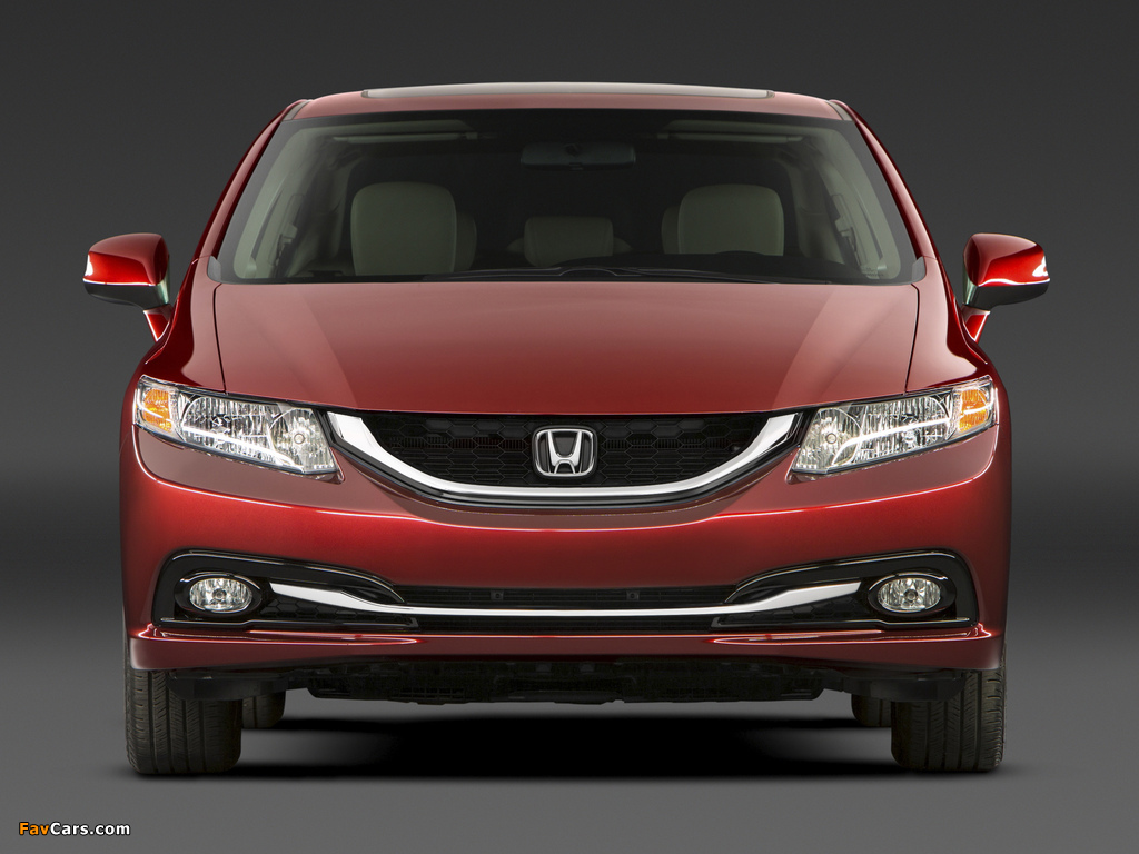 Pictures of Honda Civic Sedan US-spec 2013 (1024 x 768)