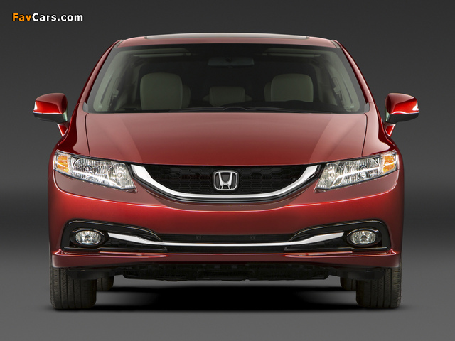 Pictures of Honda Civic Sedan US-spec 2013 (640 x 480)