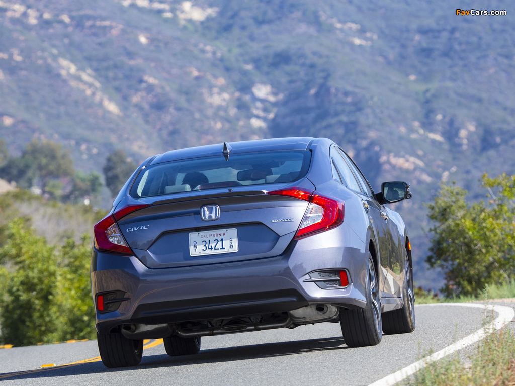 Pictures of Honda Civic Sedan Touring US-spec 2015 (1024 x 768)