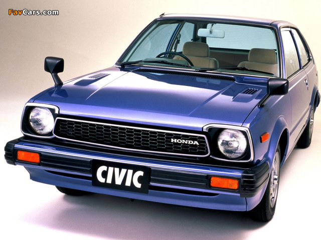 Honda Civic 3-door 1979–83 wallpapers (640 x 480)