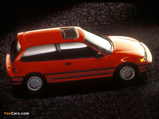Honda Civic Hatchback US-spec (EF) 1988–91 wallpapers (640 x 480)