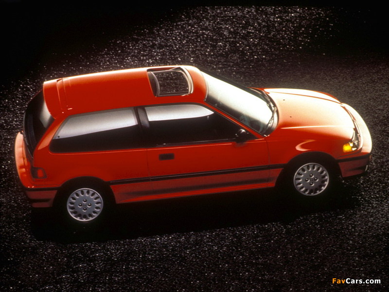 Honda Civic Hatchback US-spec (EF) 1988–91 wallpapers (800 x 600)