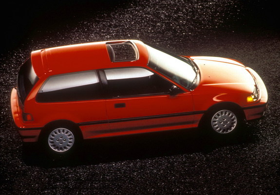 Honda Civic Hatchback US-spec (EF) 1988–91 wallpapers