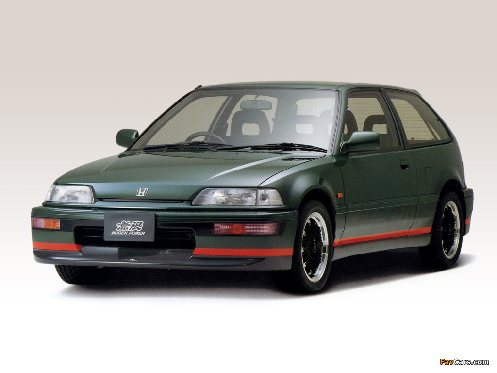 Mugen Honda Civic VTEC SPL9 (EF) 1989 wallpapers (1024 x 768)