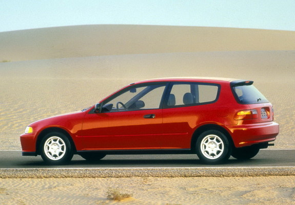 Honda Civic Hatchback US-spec (EG) 1991–95 wallpapers