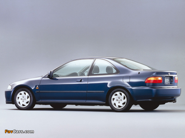 Honda Civic Coupe (EJ1) 1993–95 wallpapers (640 x 480)