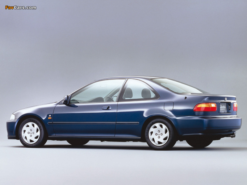 Honda Civic Coupe (EJ1) 1993–95 wallpapers (800 x 600)