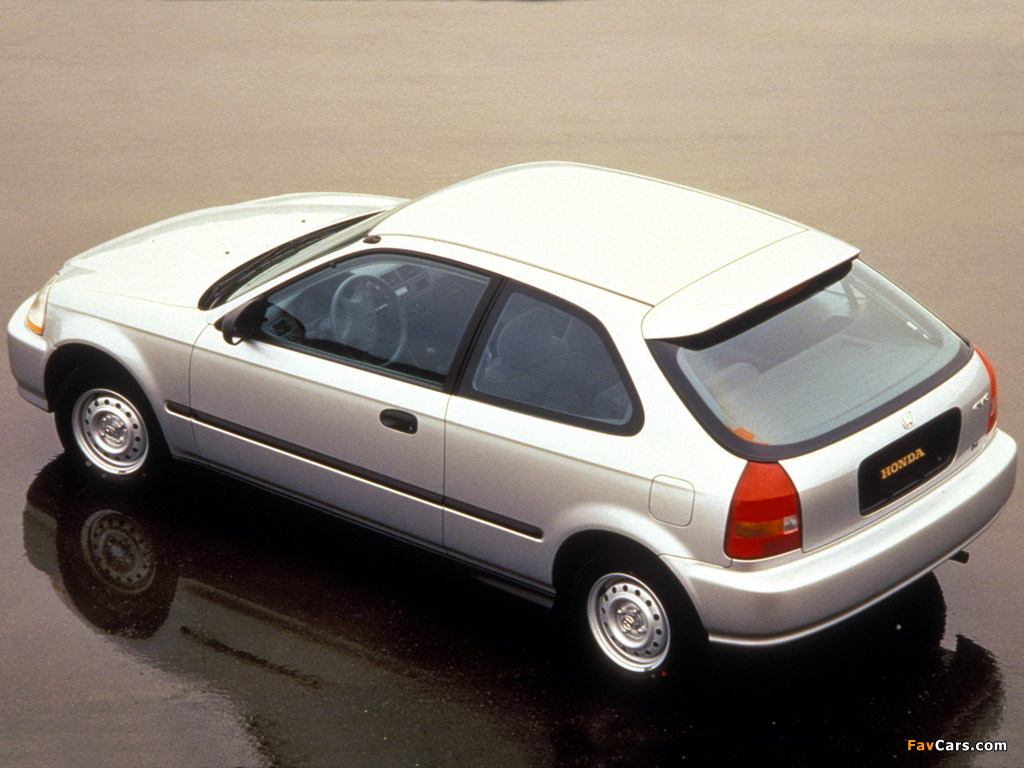 Honda Civic Hatchback (EK) 1995–2001 wallpapers (1024 x 768)