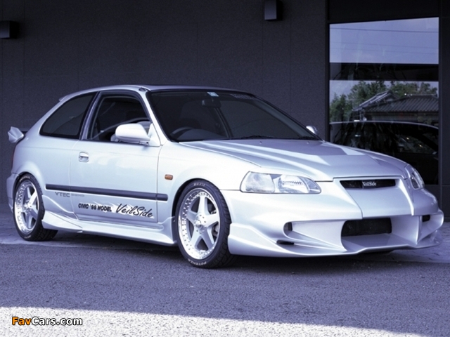 VeilSide Honda Civic Hatchback 1995–2001 wallpapers (640 x 480)