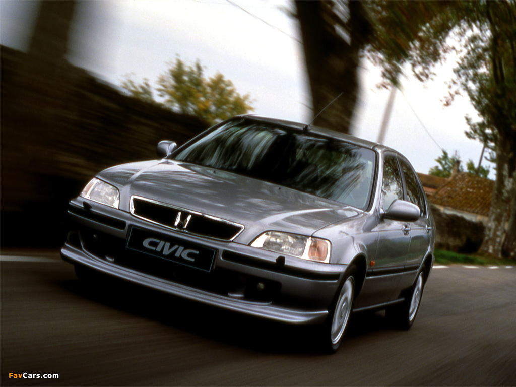 Honda Civic Fastback 1997–2001 wallpapers (1024 x 768)