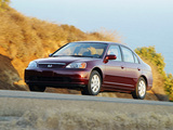 Honda Civic Sedan US-spec 2001–03 wallpapers