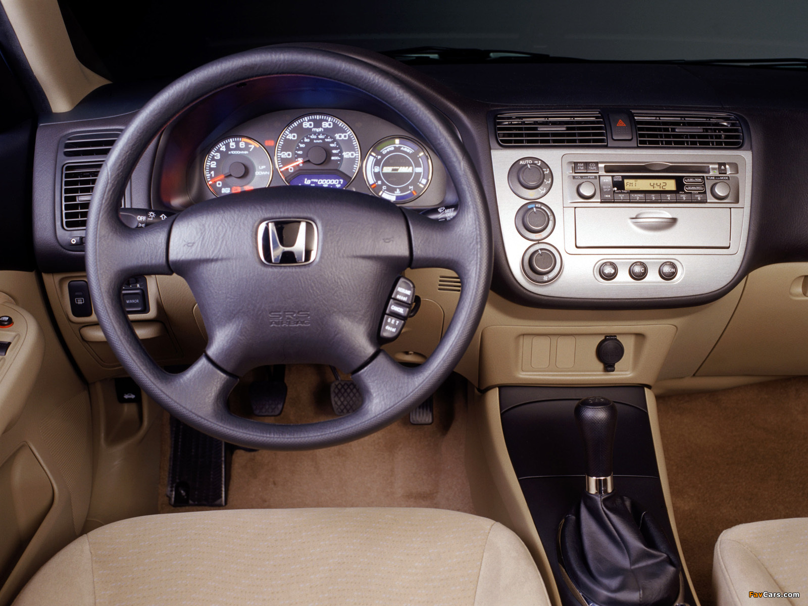 Honda Civic Hybrid US-spec (ES9) 2001–03 wallpapers (1600 x 1200)