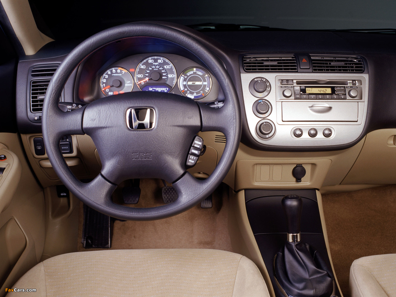 Honda Civic Hybrid US-spec (ES9) 2001–03 wallpapers (1280 x 960)