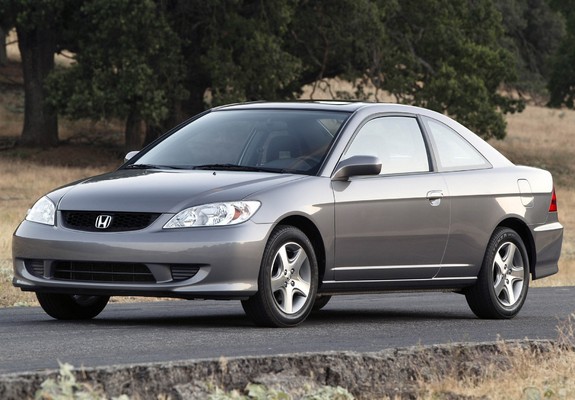 Honda Civic Coupe US-spec 2003–06 wallpapers