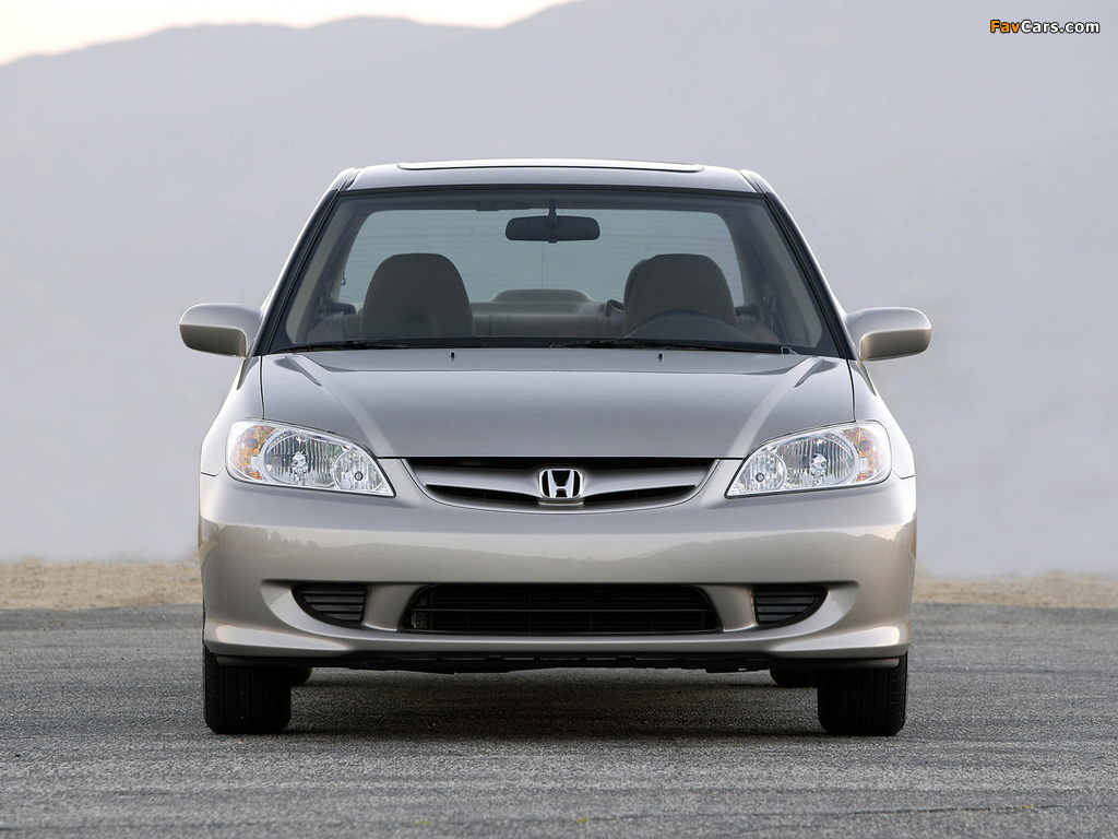 Honda Civic Sedan US-spec 2003–06 wallpapers (1024 x 768)